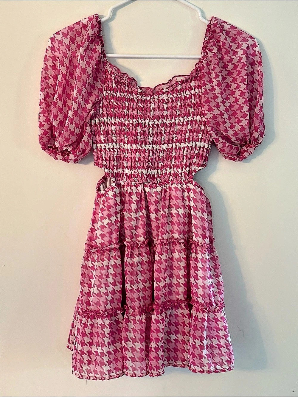 Girls Houndstooth Dress